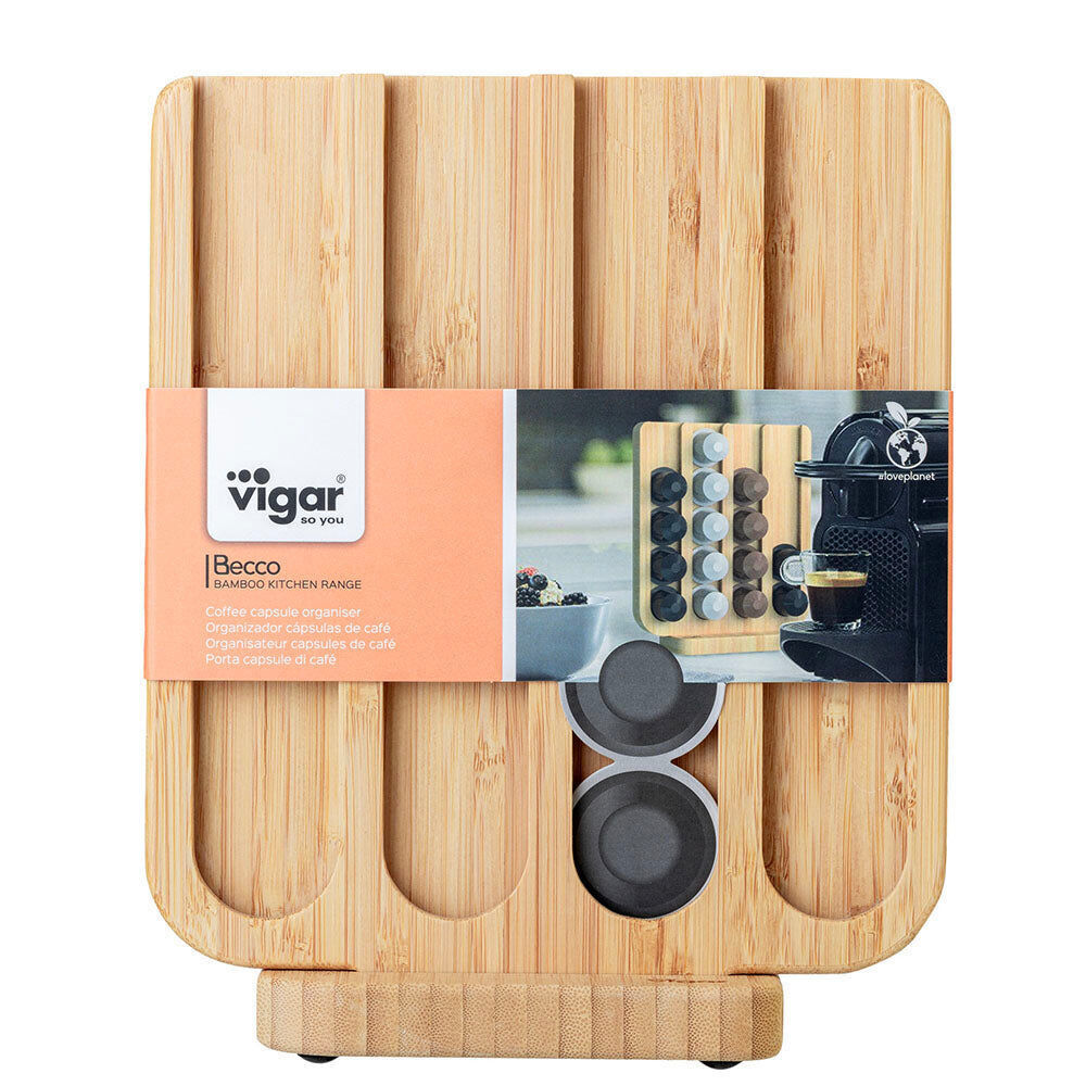 Vigar 21.5cm Becco 40-Coffee Capsule Organiser For Nespresso/Dolce Gusto Pods — image 3