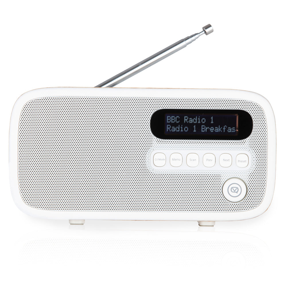 VQ Dexter DAB+ Digital FM Portable/Compact Radio Oak Home Music/Audio 3W — image 2