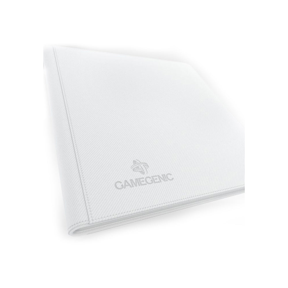Gamegenic Zip Up Album/Binder 8 Pocket White Tcg/ccg Card Gaming Accessory