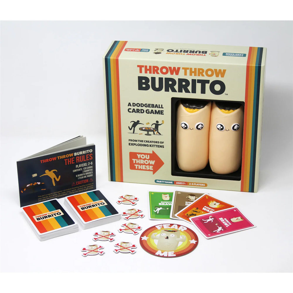 Exploding Kittens Throw Burrito Dodgeball Party Card Game Kids/Children 7y+