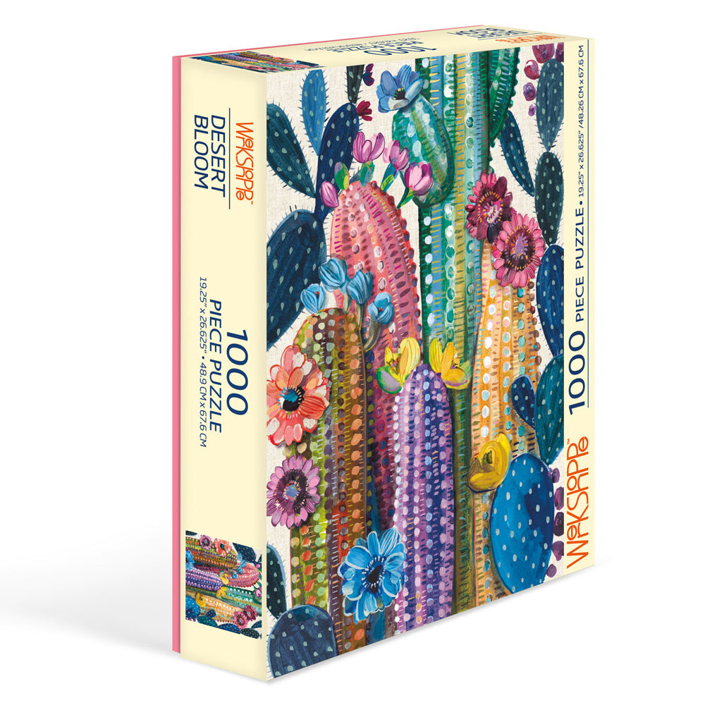 Werkshoppe 49x67.6cm Desert Bloom Kids Jigsaw Puzzle w/ Inserts 13y+ (1000 Pieces)