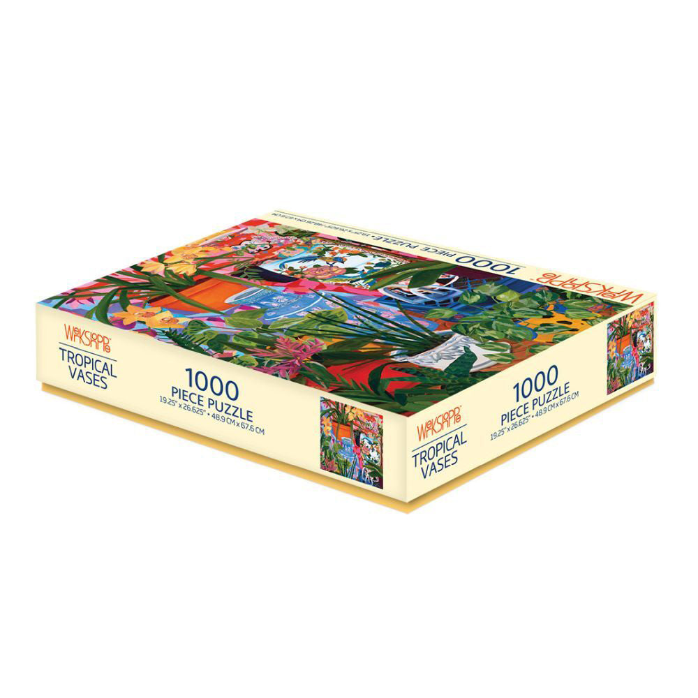 Werkshoppe 49x67.6cm Tropical Vases Jigsaw Puzzle w/ Inserts 13y+ (1000 Pieces) — image 2