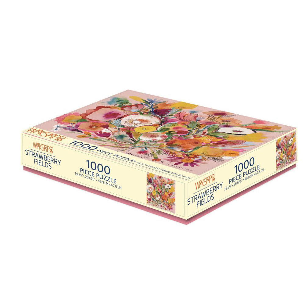 Werkshoppe 49x67.6cm Strawberry Fields Jigsaw Puzzle w/ Inserts 13y+ (1000 Pieces) — image 2