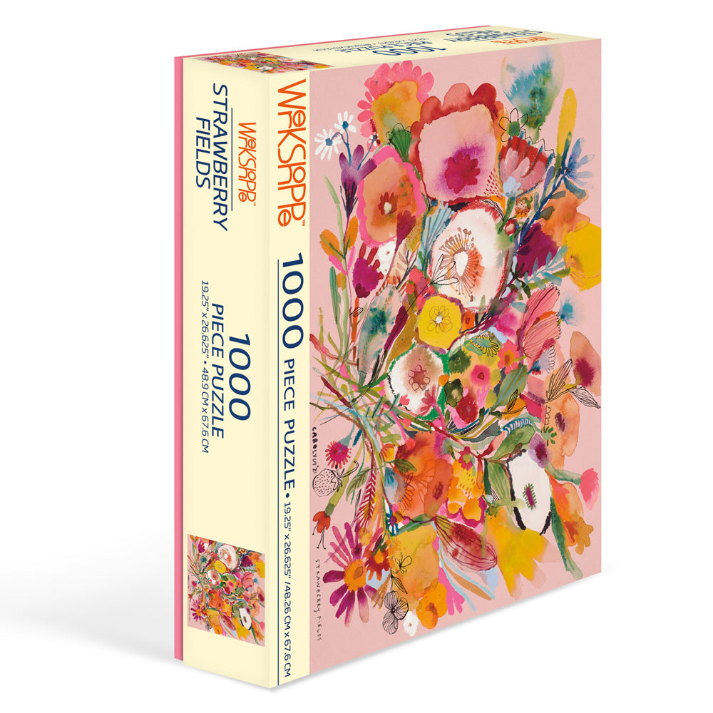 Werkshoppe 49x67.6cm Strawberry Fields Jigsaw Puzzle w/ Inserts 13y+ (1000 Pieces)