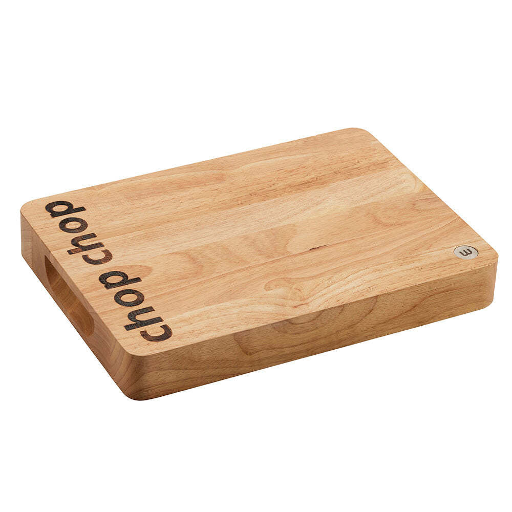 Wiltshire Epicurean Chop Chop Rubberwood Preparation Board 30x25x4.5cm — image 2