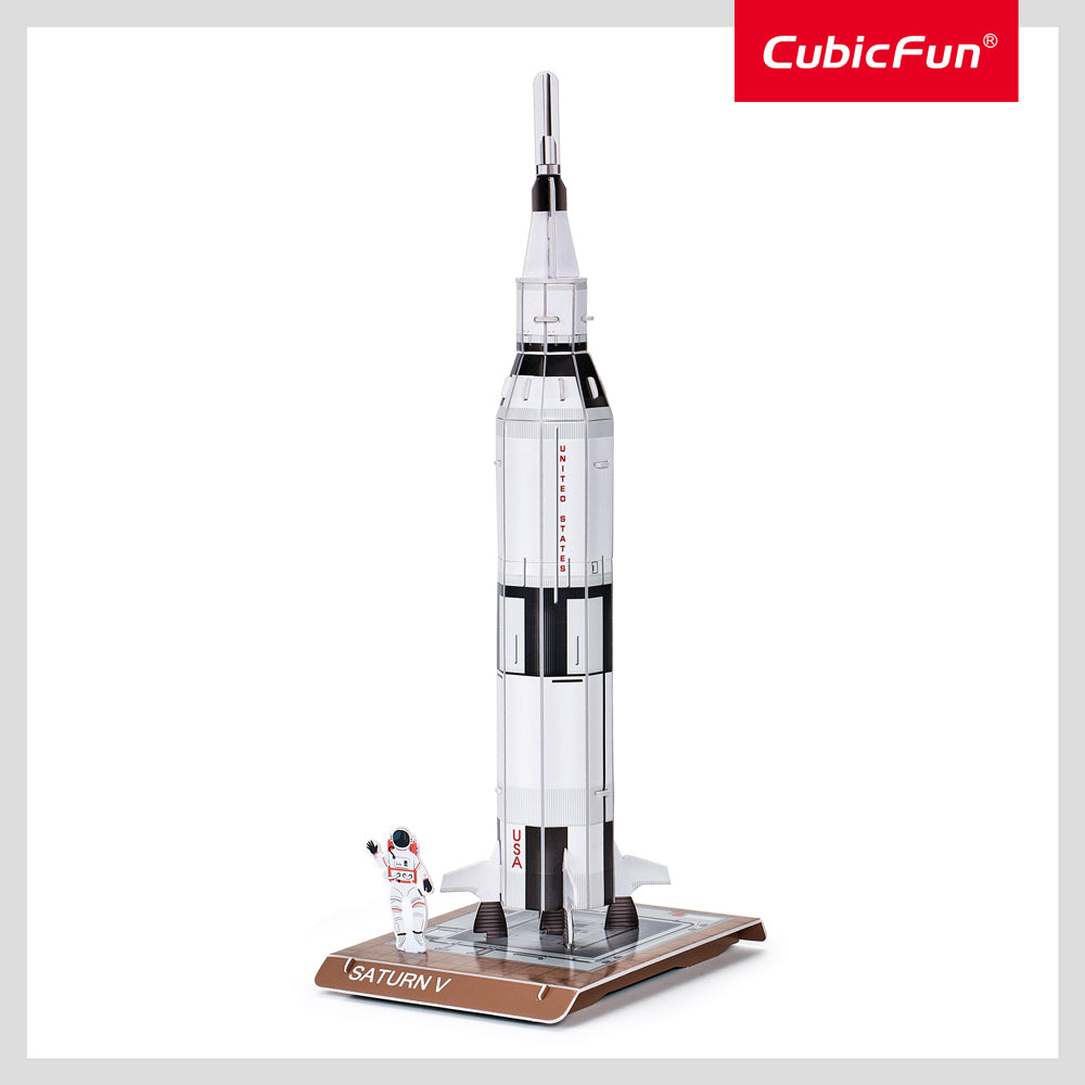 Cubic Fun CubicFun Saturn V Rocket 3D Puzzle Kids/Children Interactive Building Toy (24 Pieces) — image 3