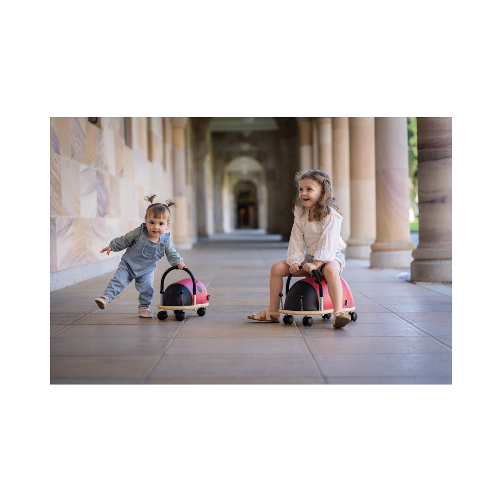 Wheely Bug 38cm Small Ladybug Wooden Ride On Kids/Children Indoor Toy 12m+ Red — image 4