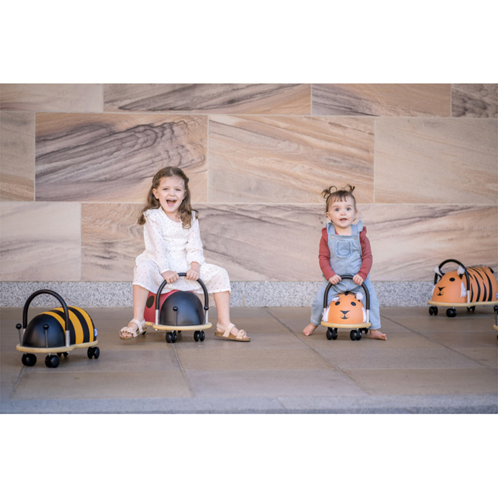 Wheely Bug 38cm Small Tiger Wooden Ride On Kids/Children Indoor Toy 12m+ Yellow — image 2