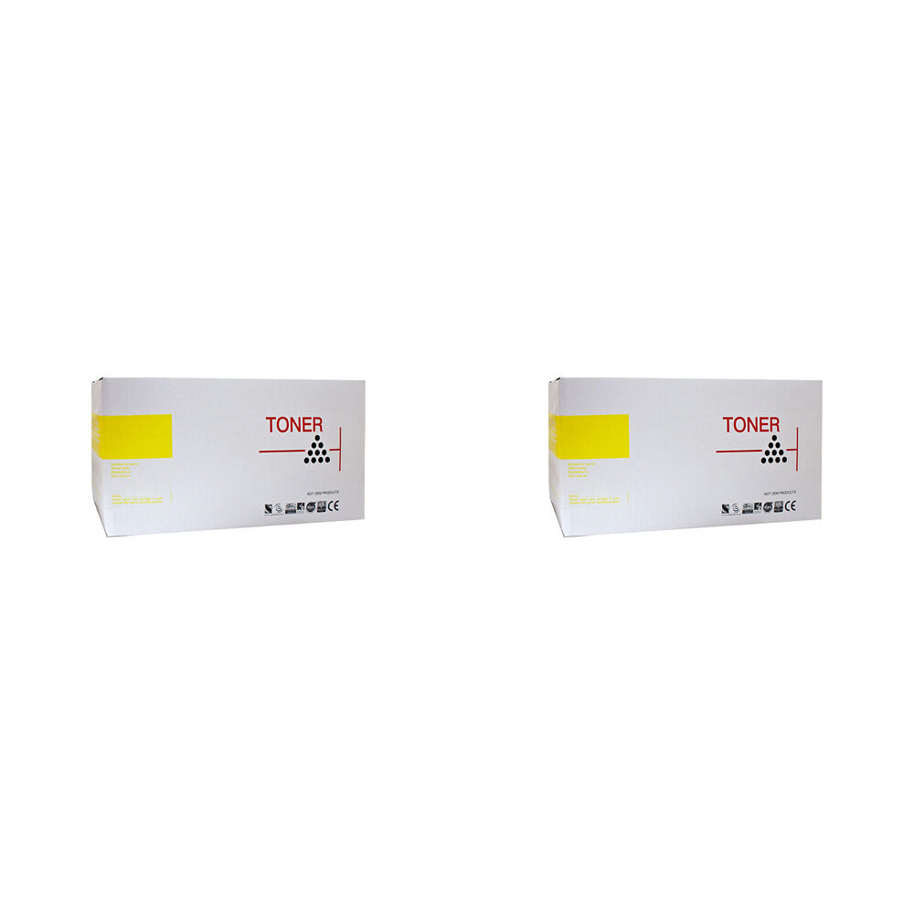 Whitebox Compatible Brother TN443 Toner Cartridge Printer Accessory Yellow (2 Pack)