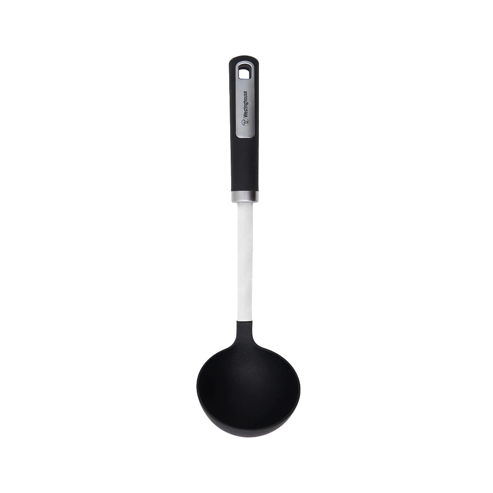 Westinghouse Nylon Soup Ladle Soft Grip Stainless Steel Kitchen Tool/Gadget (2 Pack)