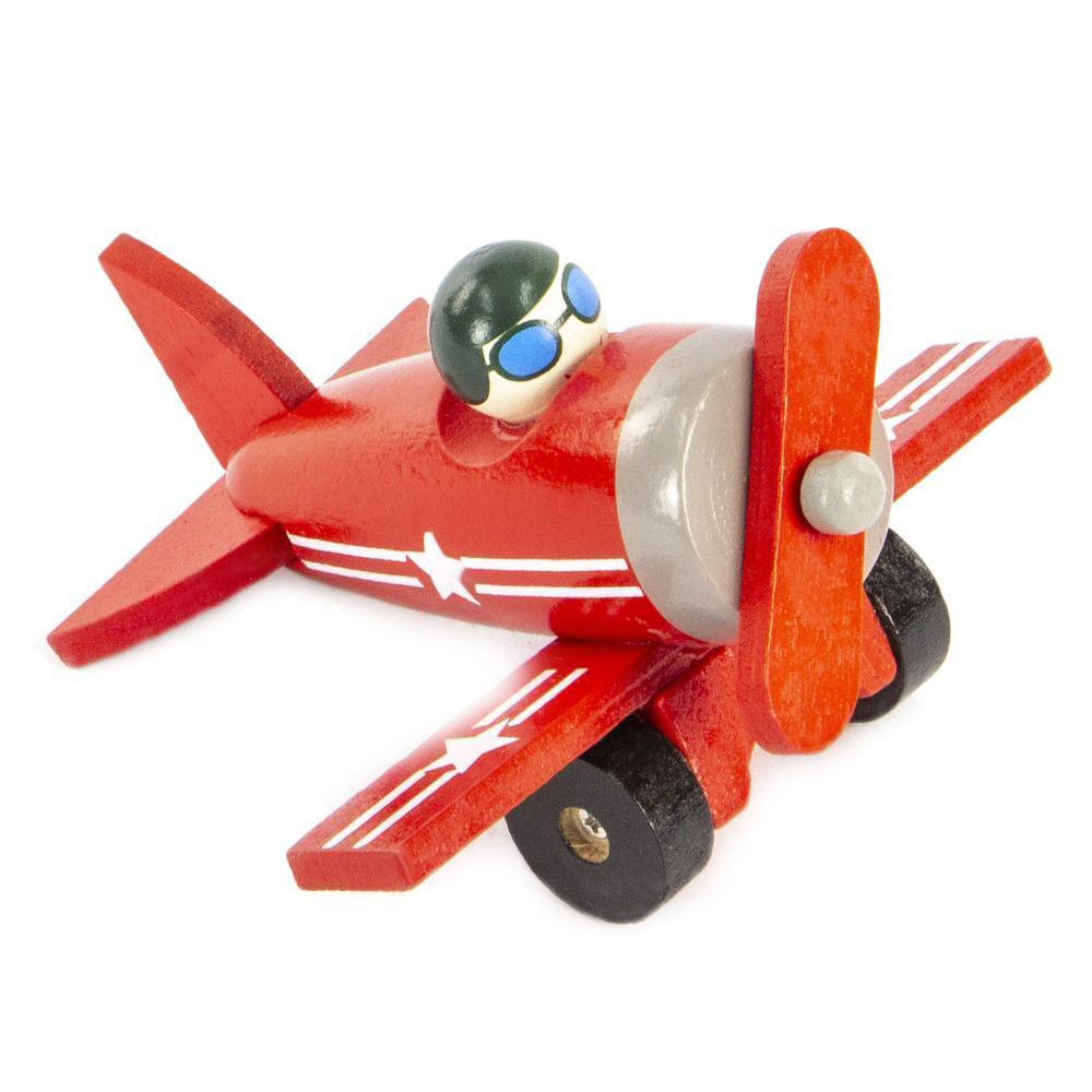 Majigg 10cm Stunt Plane Kids/Children Fun Interactive Wooden Toy Assorted 18m+ — image 2