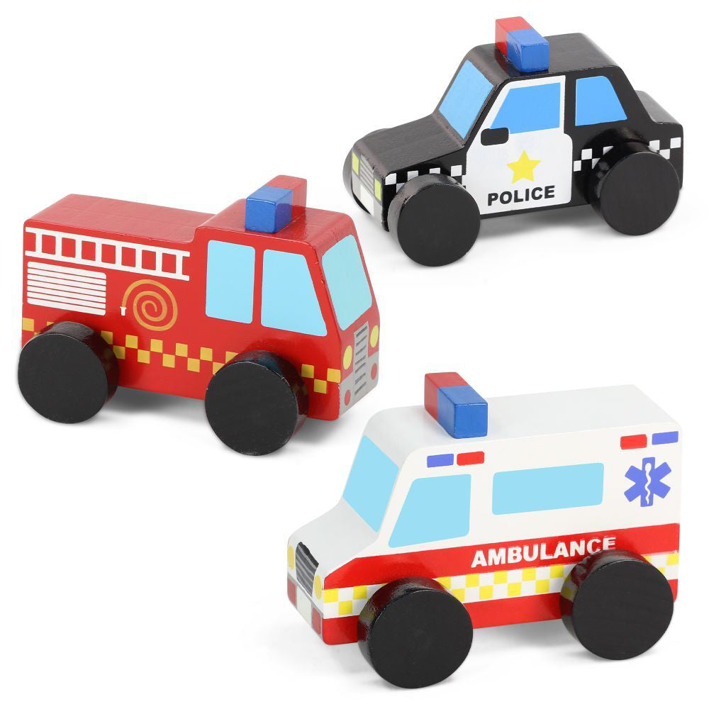 Majigg 10cm Emergency Services Kids/Children Fun Play Wooden Toy Assorted 18m+ — image 2