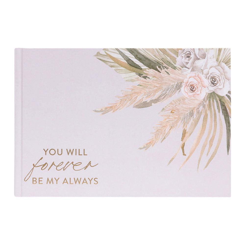 Splosh Floral Wedding Guest Signature/Signing Book 29x20cm (2 Pack) — image 2