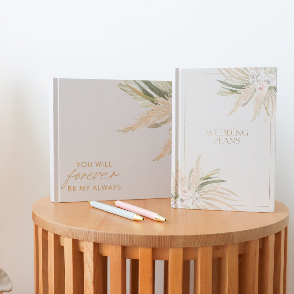 Splosh Floral Wedding Guest Signature Dedication Book Keepsake 29x20cm — image 2