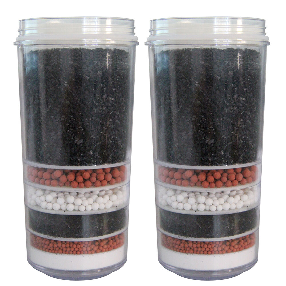 Lenoxx Porcelain Water Purifier/Cleans Cartridge Replacement Filter f/ WC250 (2 Pack)