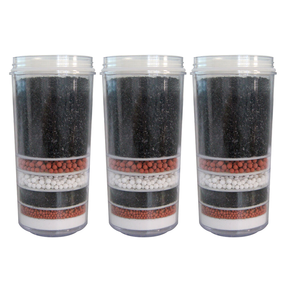 Lenoxx Porcelain Water Purifier/Cleans Cartridge Replacement Filter f/ WC250 (3 Pack)