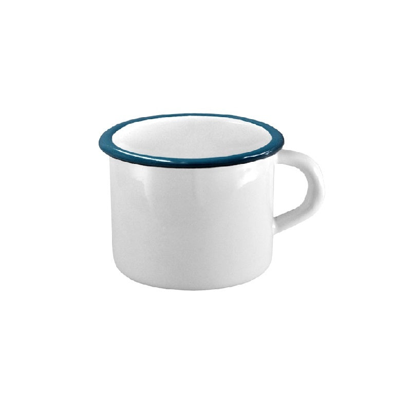 Urban Style Enamel 360ml Coffee Mug Water/Juice Drinking Cup w/ Handle White