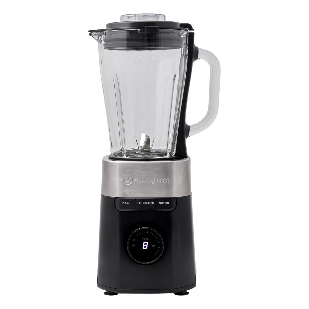 Westinghouse LED Digital Display 900W Motor 3 Function 1.5L Glass Jug Blender