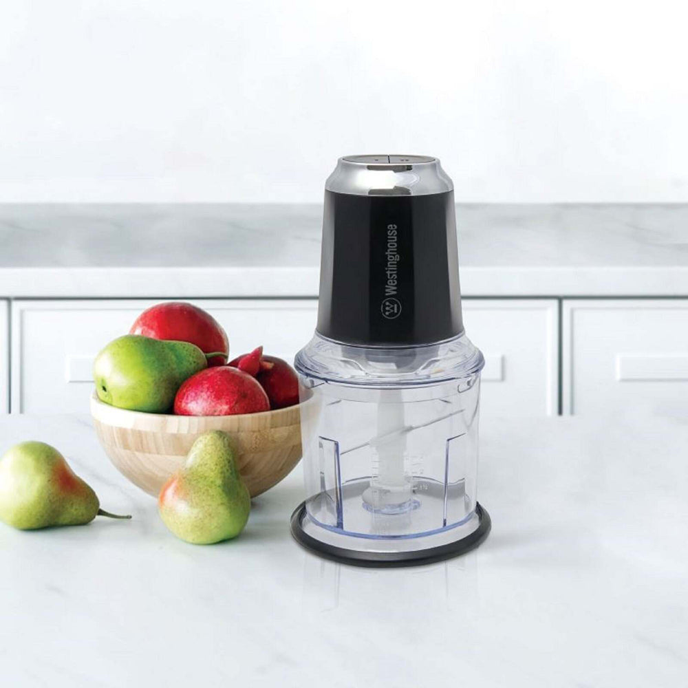 Westinghouse 600ml Dishwasher Safe Vegetable Chopper/Processor Black Stainless — image 2