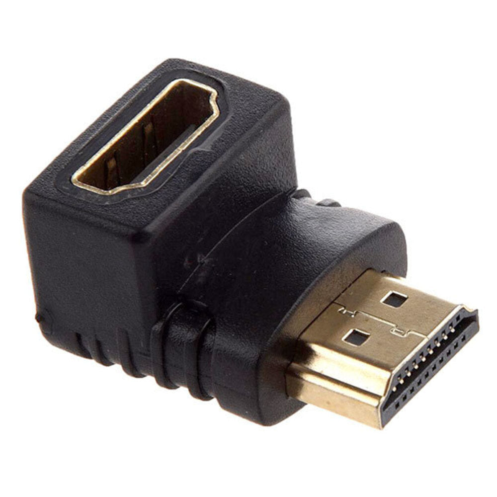 Westinghouse HDMI Angle/L Shape Male to Female Adaptor Connector Gold Plated