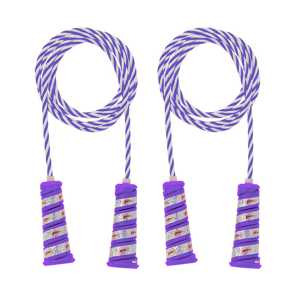 Wham O 2.13m Spiral Handles Hula Hoop Jump/Skipping Rope Kids Toy 5y+ Assort (2 Pack)