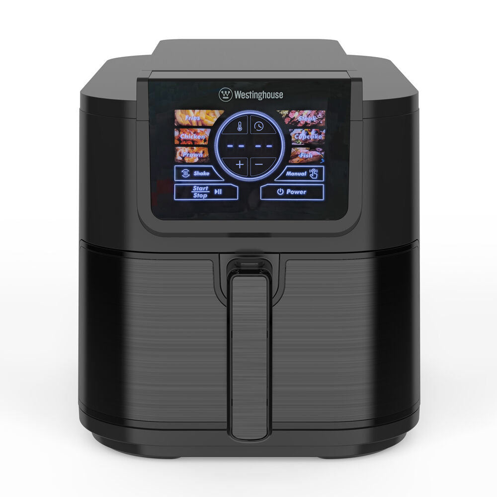 Westinghouse XL Air Fryer 1700W 8L Oven Black Stainless Steel Smart Logic