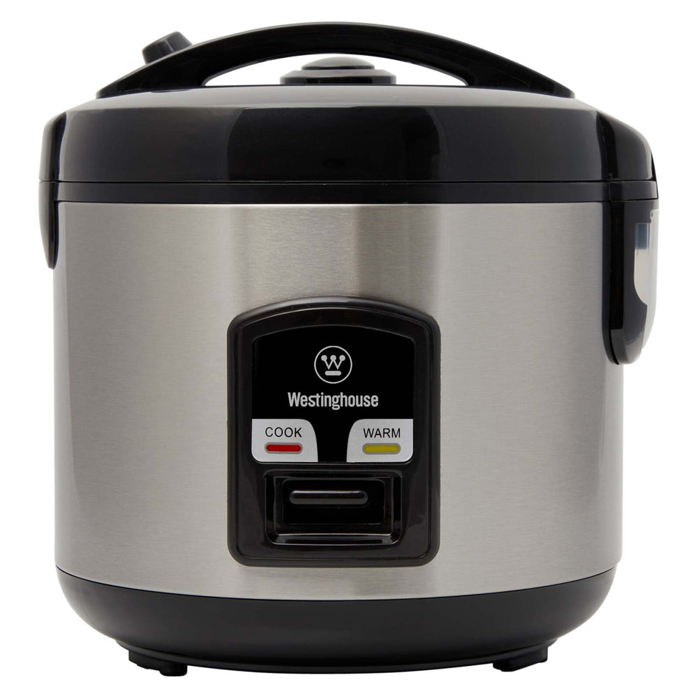 Westinghouse 10 Cup Rice Cooker Stainless Steel w/Keep Warm Function & Steamer