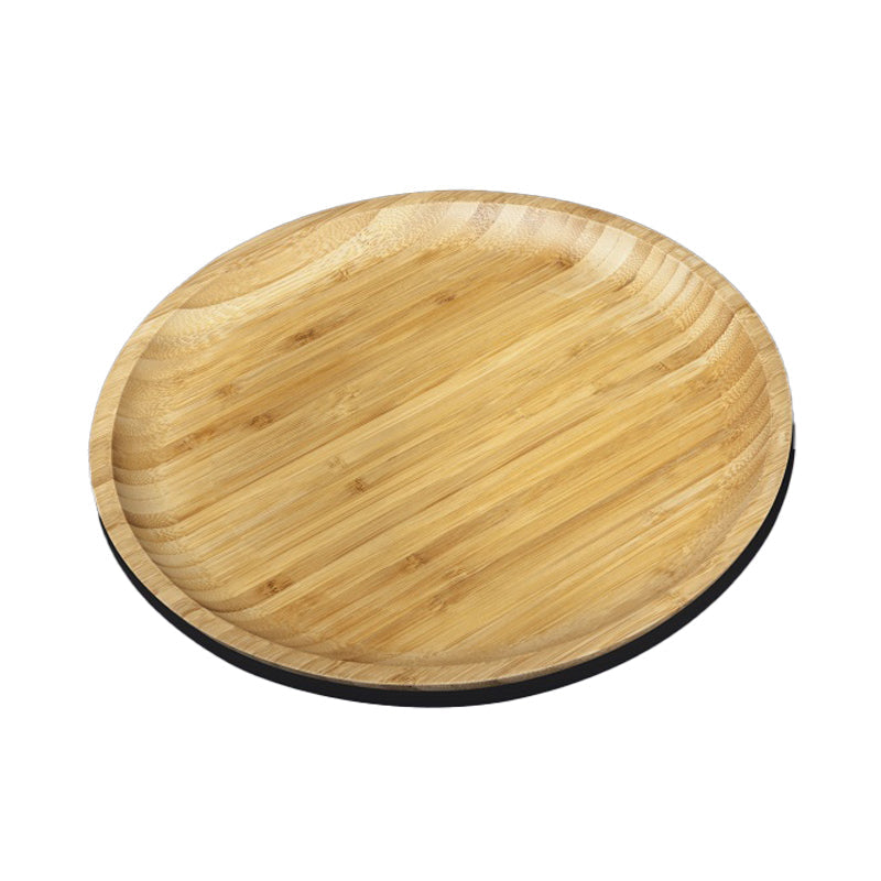 Wilmax England Round 25.5cm Bamboo Serving Dinner Plate Tableware Dish Natural