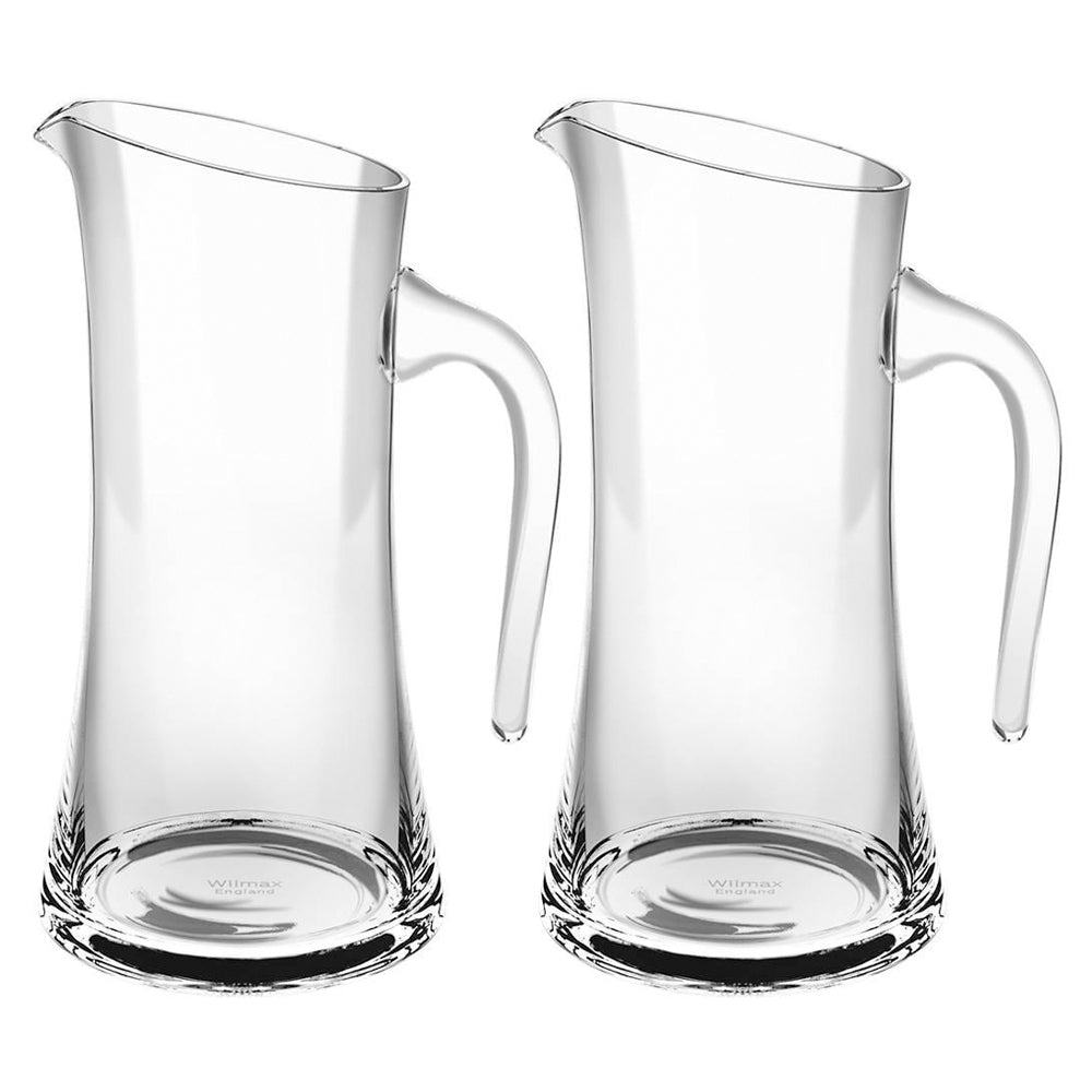 Wilmax England Crystalline 150ml Glass Jug - Clear (2 Pack)