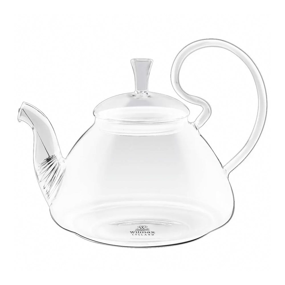 Wilmax England Thermo Glass 800ml Teapot Drink Tea Container w/ Handle Clear