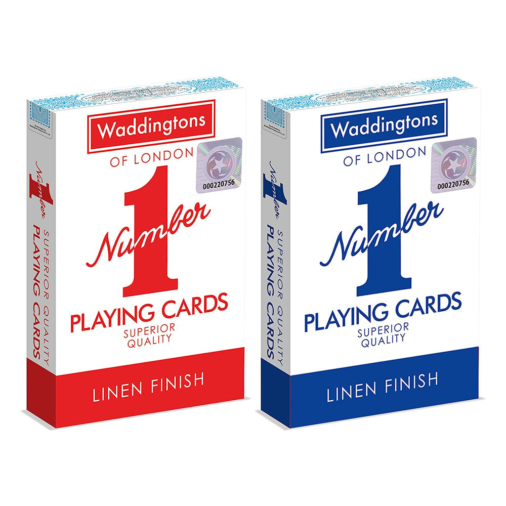 Waddingtons Blue & Red Traditional/Classic Playing Cards Game Deck Assorted 5y+ — image 2
