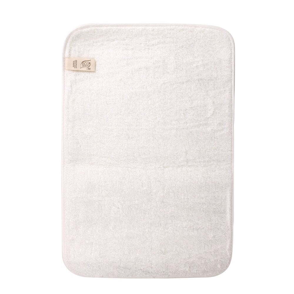 Eco Basics Bamboo & Microfibre Washable Fruit/Vegetable Drying Mat/Pad White — image 3