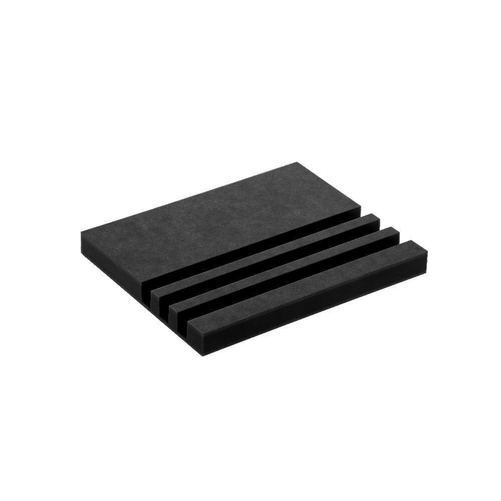 Eco Basics 3-Slot Wooden Cutting Board Holder Dishwasher Safe 12.55cm Black (2 Pack) — image 2