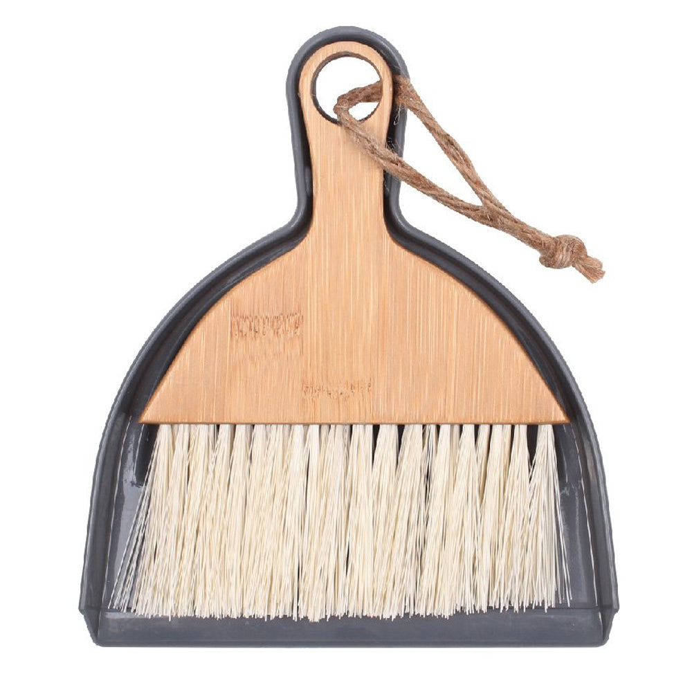 White Magic Bamboo/Recycled Eco Basics Mini Dustpan/Brush Indoor/Outdoor Set — image 4