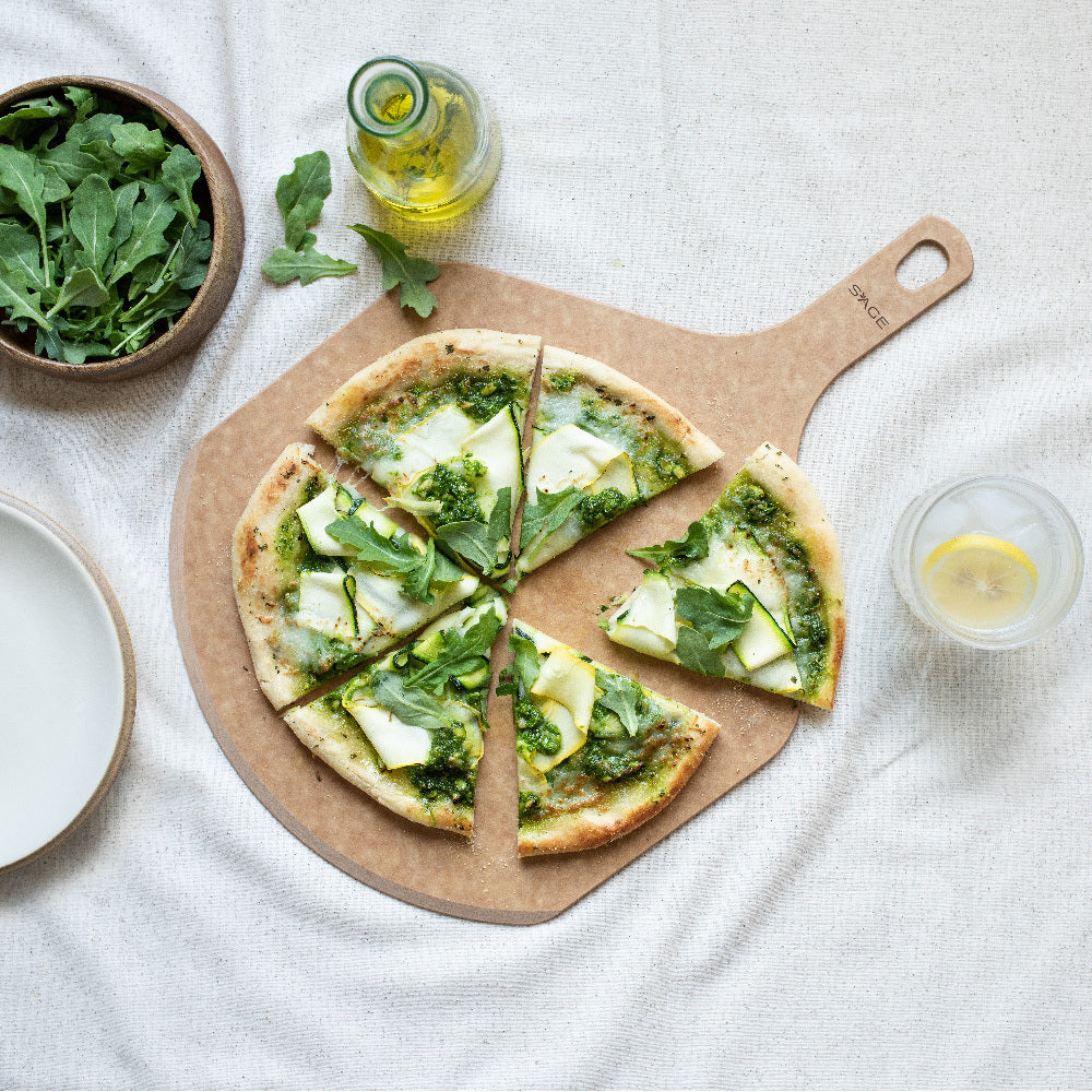 Eco Basics White Magic Eco Basics Wood 58cm Pizza Paddle Food Serving Board Large Natural — image 3