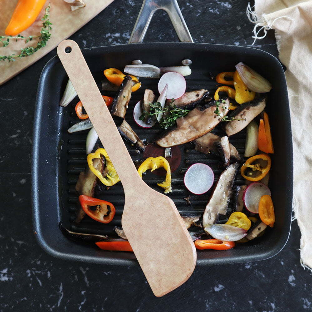 Eco Basics 30.5cm Wooden Saute Spatula Paddle Cooking Utensil Turner Natural — image 4