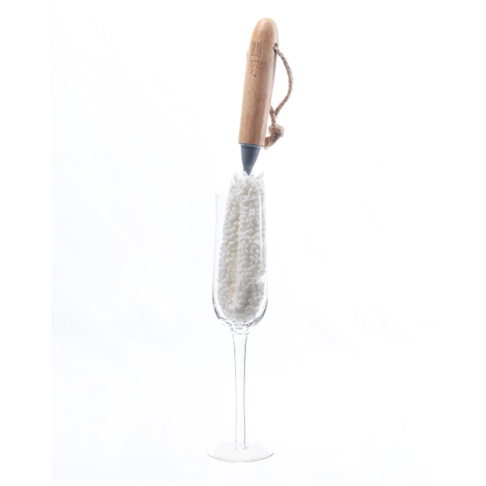White Magic Eco Basics Bendy Bamboo Wine Glassware Stemware Brush/Scrub 29.5cm — image 4