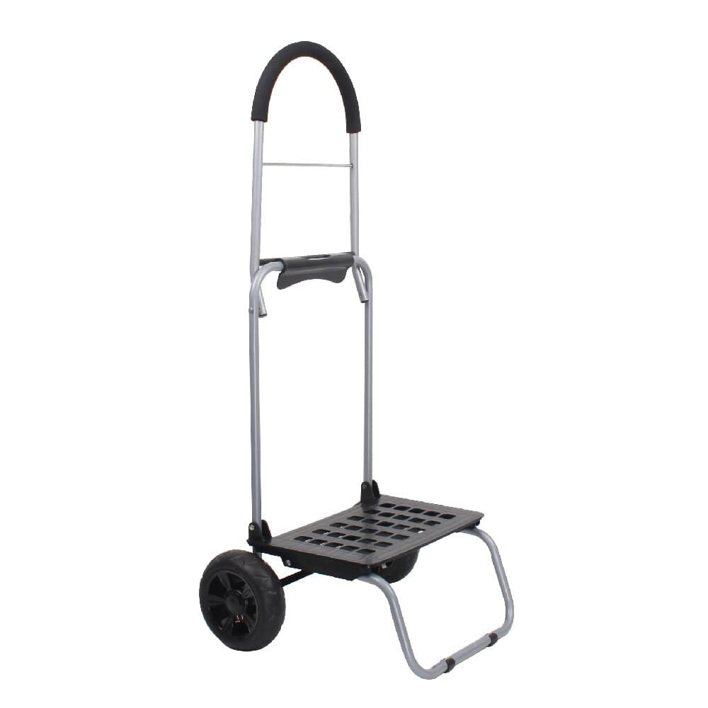 Handy Trolley Foldable 99cm/40L Shopping Grocery Bag Cart w/ Seat/Wheels Black — image 3