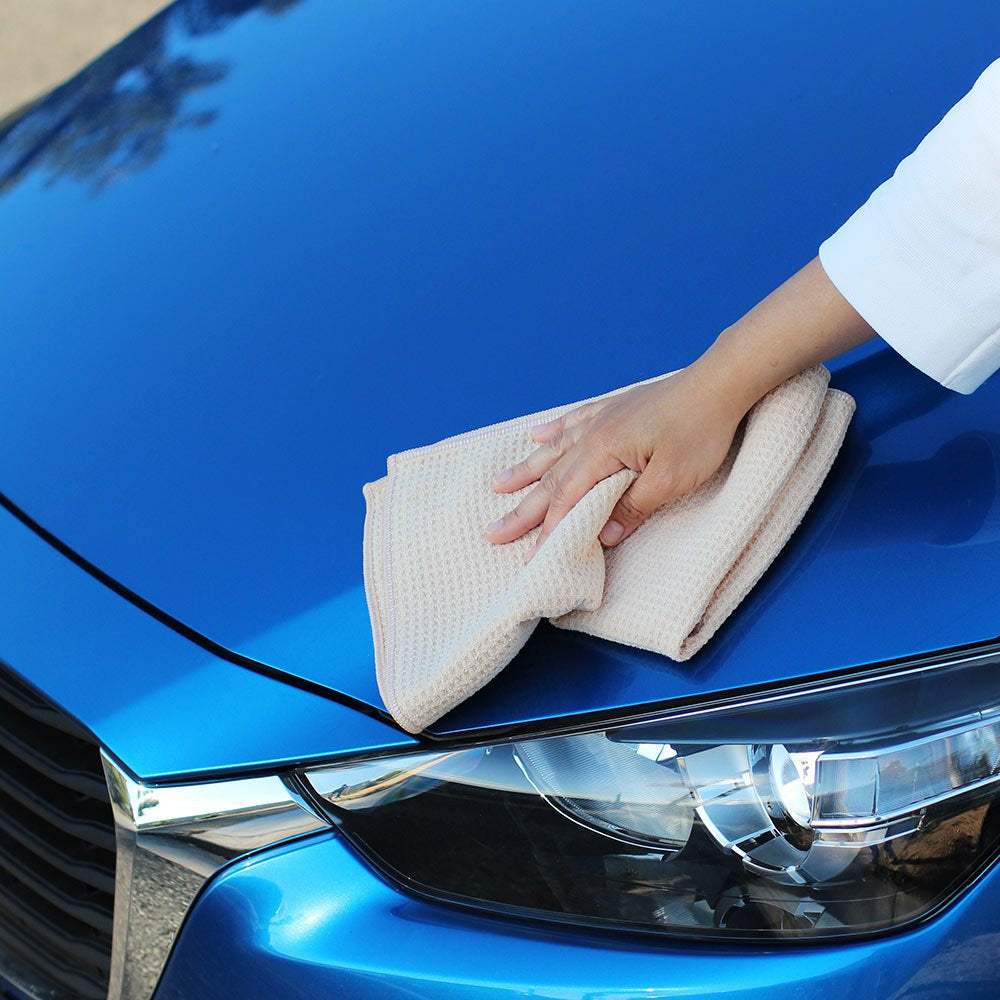 White Magic Eco 60x40cm Towel Drying Cloth Car Cleaning Chamois Large Orange (2 Pack) — image 4