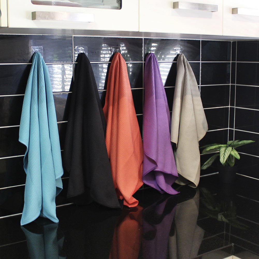 White Magic Reusable 70x50cm Tea Towel Soft Absorbent Drying Cloth Neutral (3 Pieces) — image 4