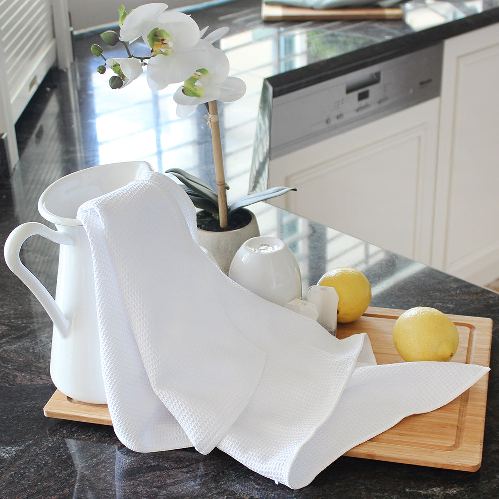 White Magic Reusable 70x50cm Tea Towel Absorbent Cleaning/Drying Cloth Snow — image 2
