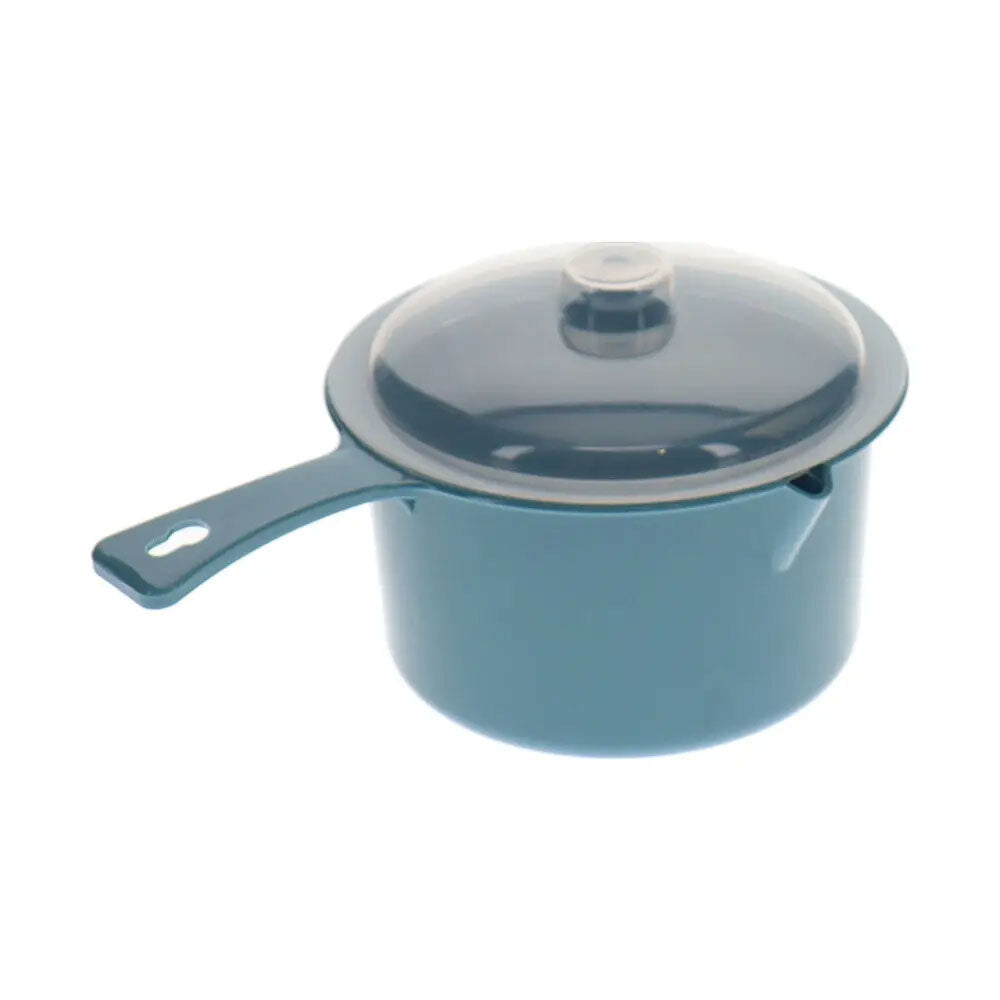 White Magic Ocean Bound Plastic Microwave Kitchen Sauce Pan Pot 0.6L - Blue — image 2