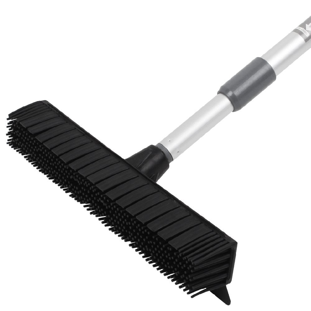 White Magic 150cm Telescopic Locking Pet Hair Broom Carpet/Hard Floor Cleaner — image 2
