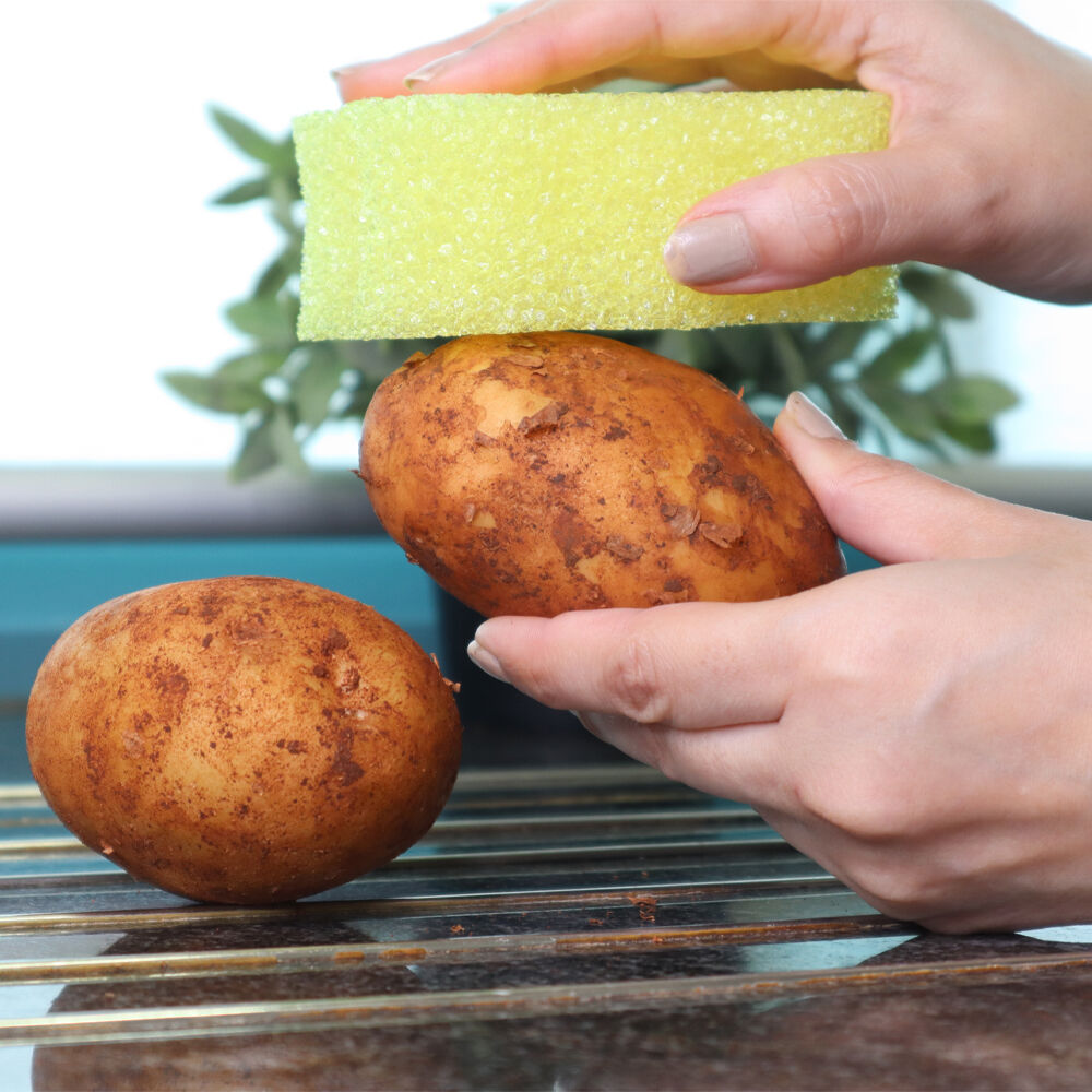 White Magic Scrubtastic Scrub & Wipe Sponge Surface/Dish Dirt Cleaner (3 Pieces) — image 4