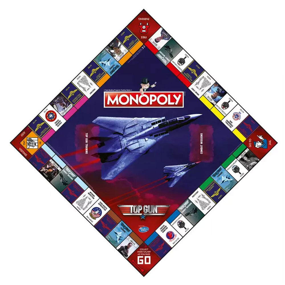 Monopoly Top Gun Monopoly Family Board Game Kids/Adult 8y+ Fun Party Toy 2-6 Players — image 2