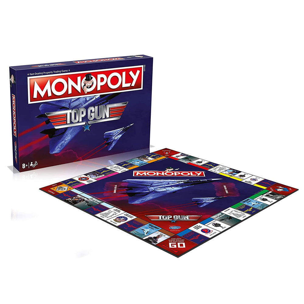 Monopoly Top Gun Monopoly Family Board Game Kids/Adult 8y+ Fun Party Toy 2-6 Players