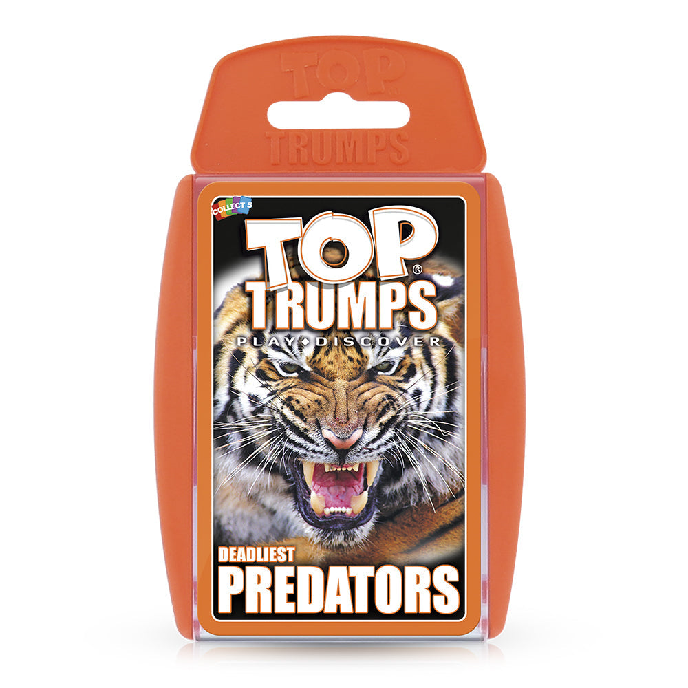 Top Trumps Deadliest Predators 14cm Card Game Kids Toy