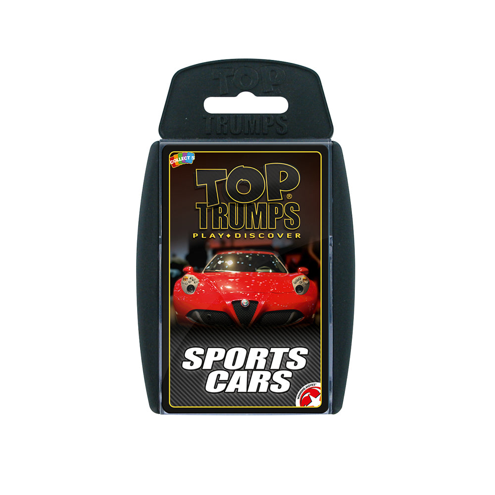 Top Trumps Sports Cars Interactive Adult Playing Card Deck Game/Collection 5+