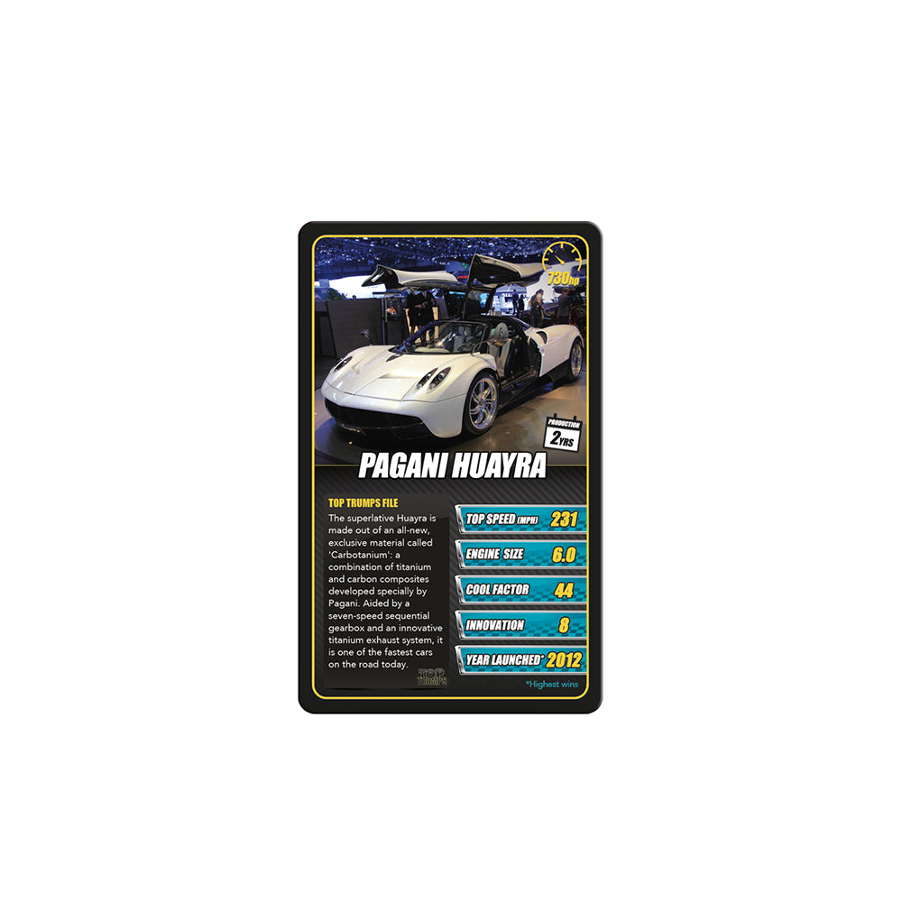 Top Trumps Sports Cars Interactive Adult Playing Card Deck Game/Collection 5+ — image 3