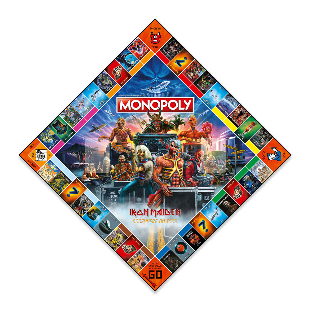 Monopoly Iron Maiden Edition Adult Tabletop Music Themed Board Game 18+